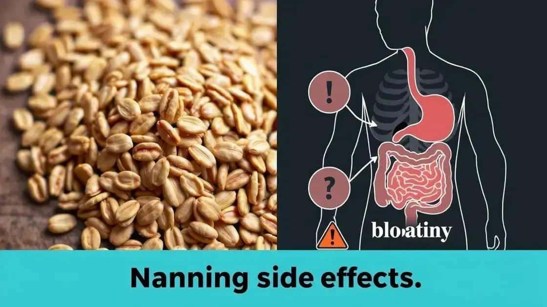 Possible side effects of flax seeds