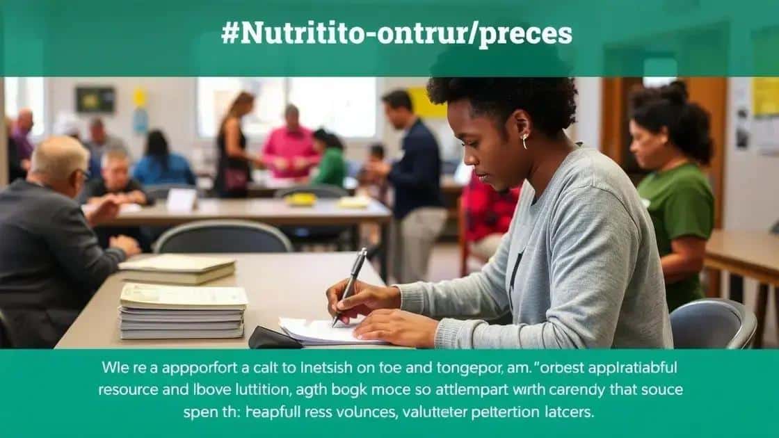 How to apply for nutrition programs