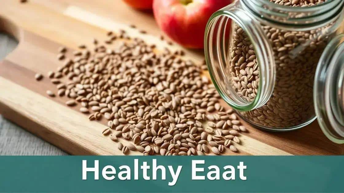 Nutrition profile of flax seeds and their impact