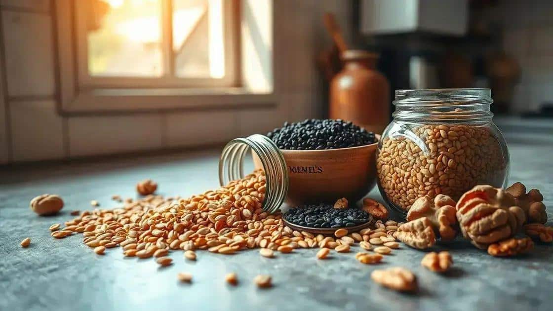 Nutritional profile of flax seeds