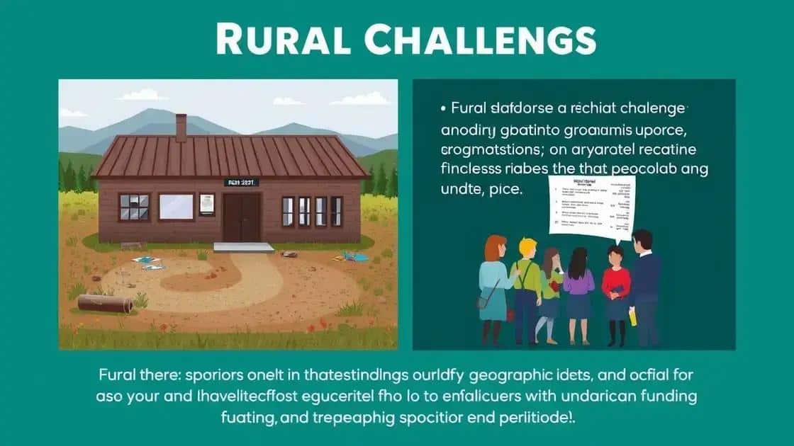 Challenges faced by rural communities in accessing funding