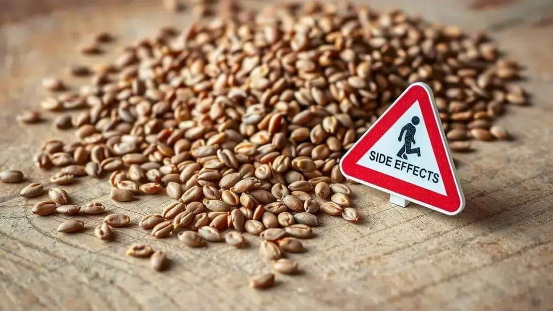 Potential side effects of consuming flax seeds