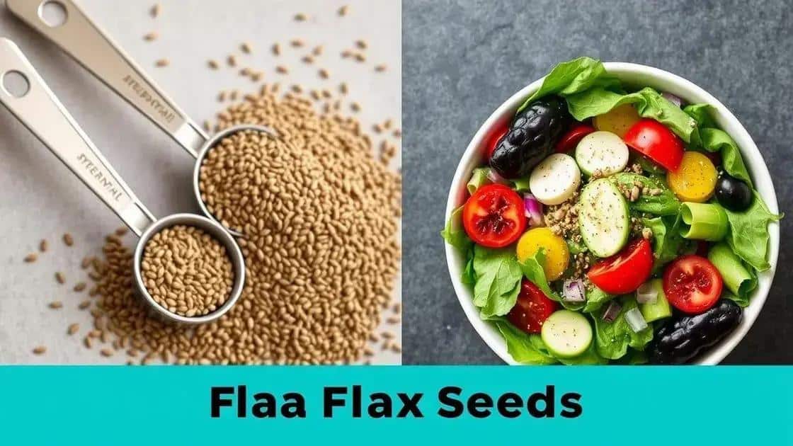 Health benefits of flax seeds