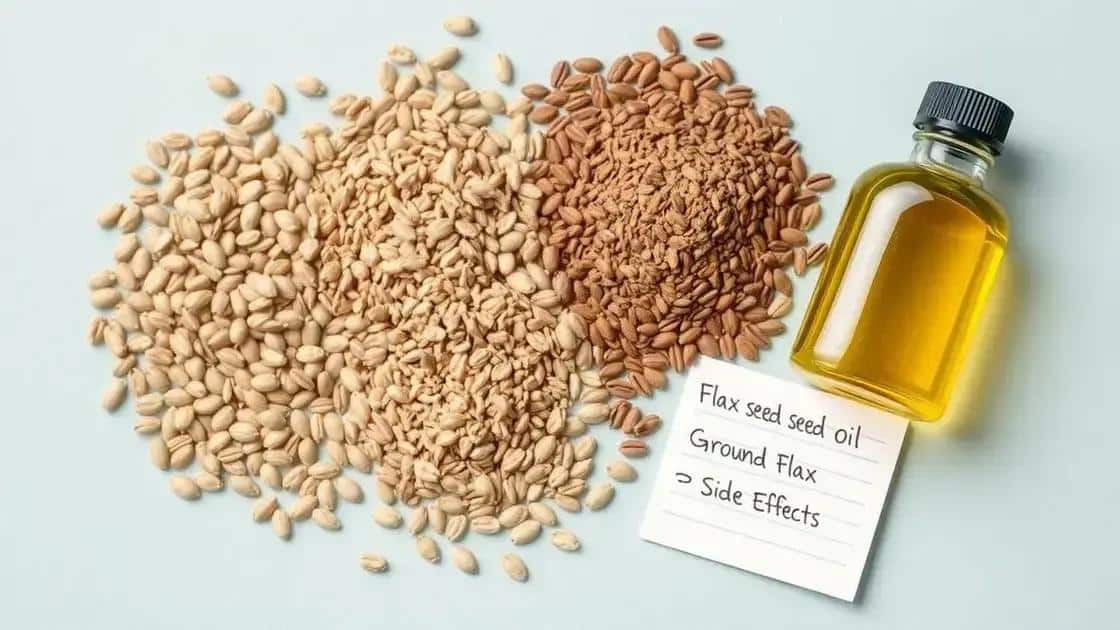 Potential side effects of flax seeds