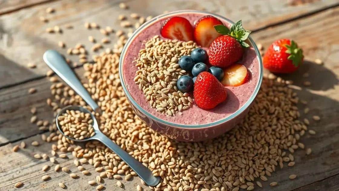 Top health benefits of incorporating flax into your diet