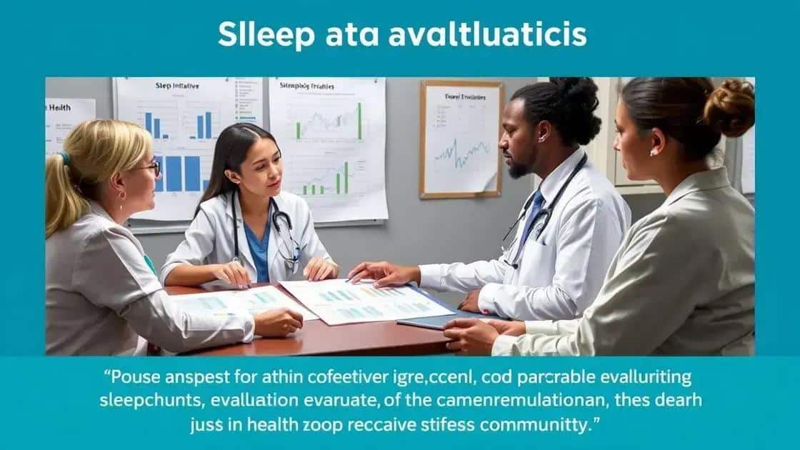 Measuring the impact of sleep initiatives
