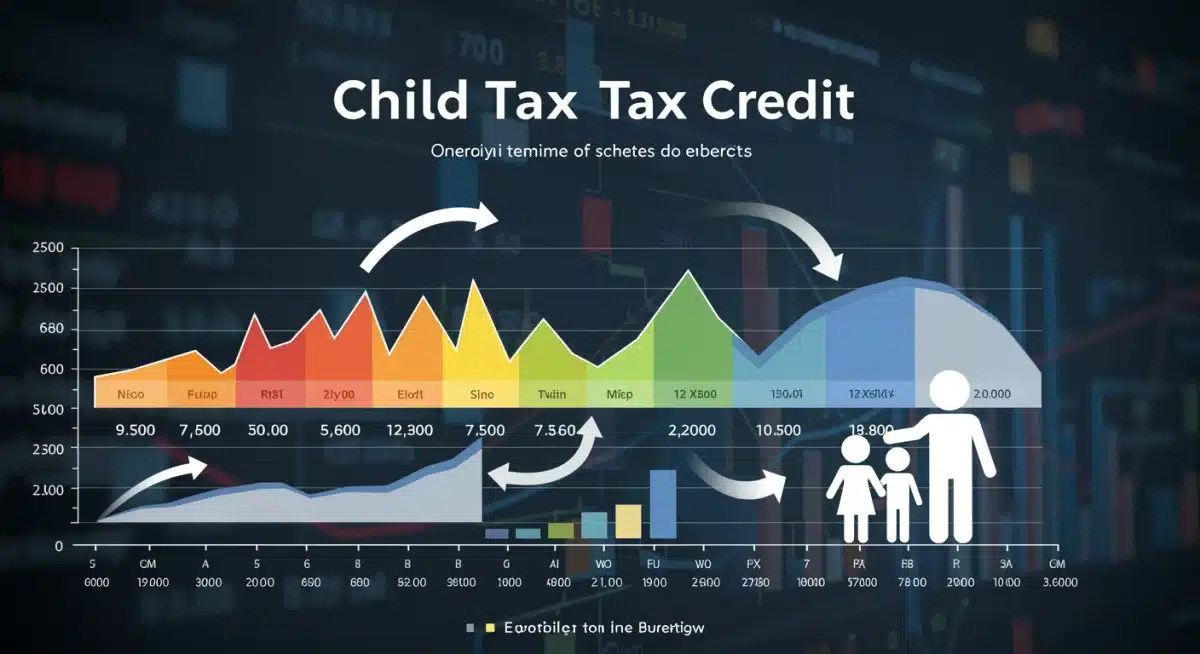 Infographic showing Child Tax Credit eligibility and income thresholds