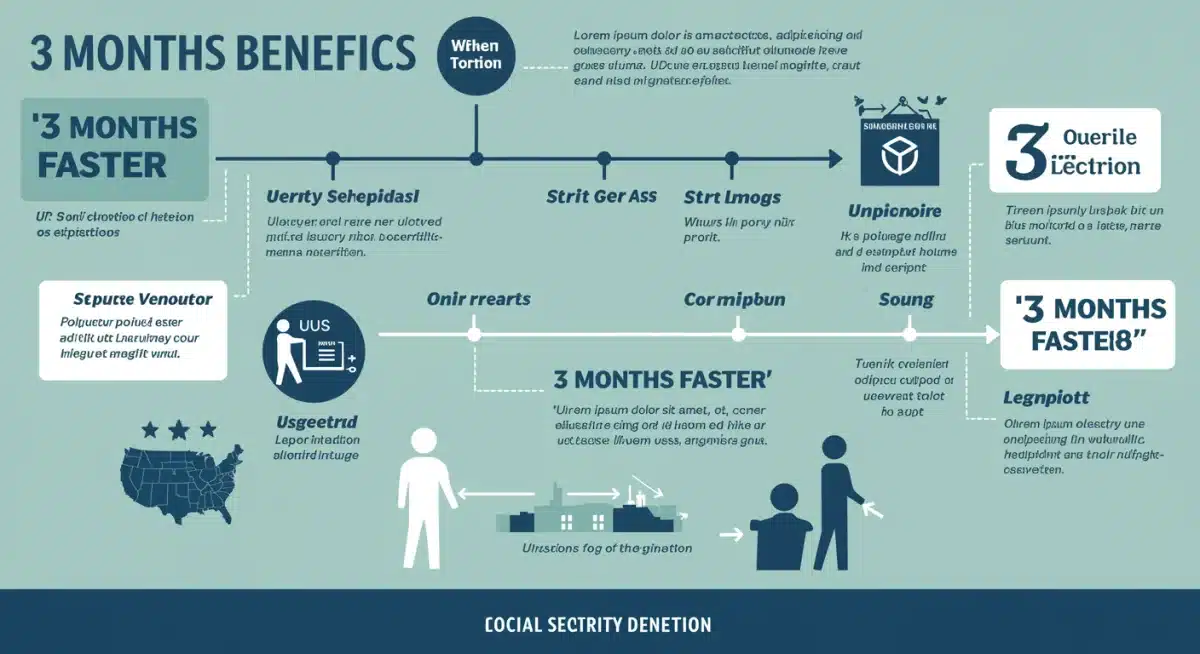 Infographic illustrating reduced Social Security benefit waiting times due to 2026 legislation.