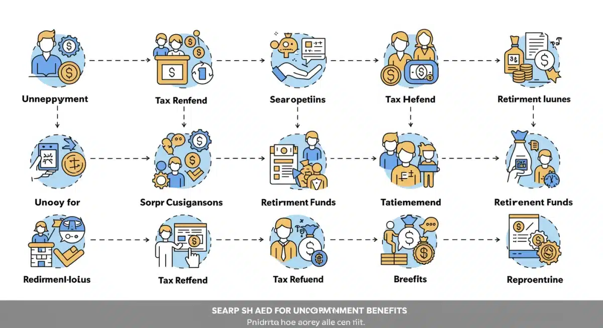 Flowchart depicting steps to claim unclaimed benefits