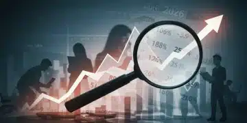 Financial graph showing 2026 interest rate forecast with debt management tools
