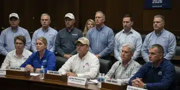 Farmers and lawmakers discussing the 2026 Farm Bill in a collaborative setting