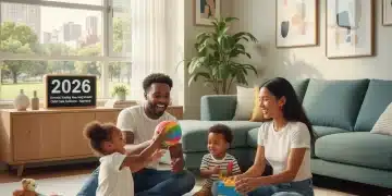 Happy family benefiting from child care subsidies 2026