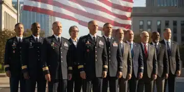 Veterans standing together, symbolizing unity and support for their earned benefits in 2026.