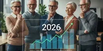 Seniors analyzing Social Security benefits projections for 2026
