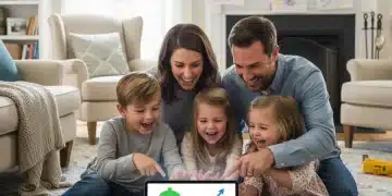 Happy family benefiting from child tax credit 2026