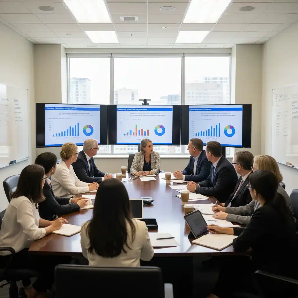 Educators and policymakers reviewing data on extended school year program effectiveness.