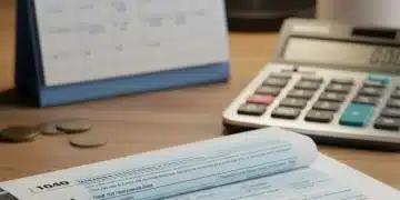 IRS Changes 2026: Standard Deduction Increase & Your Taxes Tax form with 2026 calendar and calculator, symbolizing future tax planning and IRS changes.