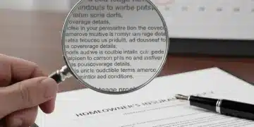 Mastering Home Insurance: Essential Clauses for 2026 Coverage Magnifying glass over home insurance policy document for 2026 review