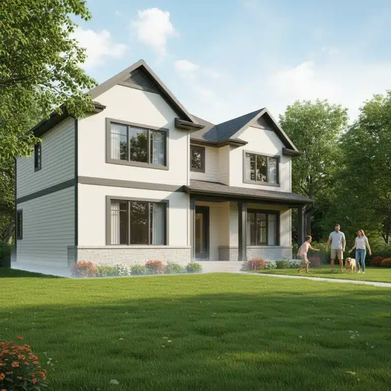 Pest-free American home with protective barriers