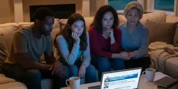 Supreme Court Decisions 2026: Impact on American Families American family discussing Supreme Court rulings affecting their lives in 2026
