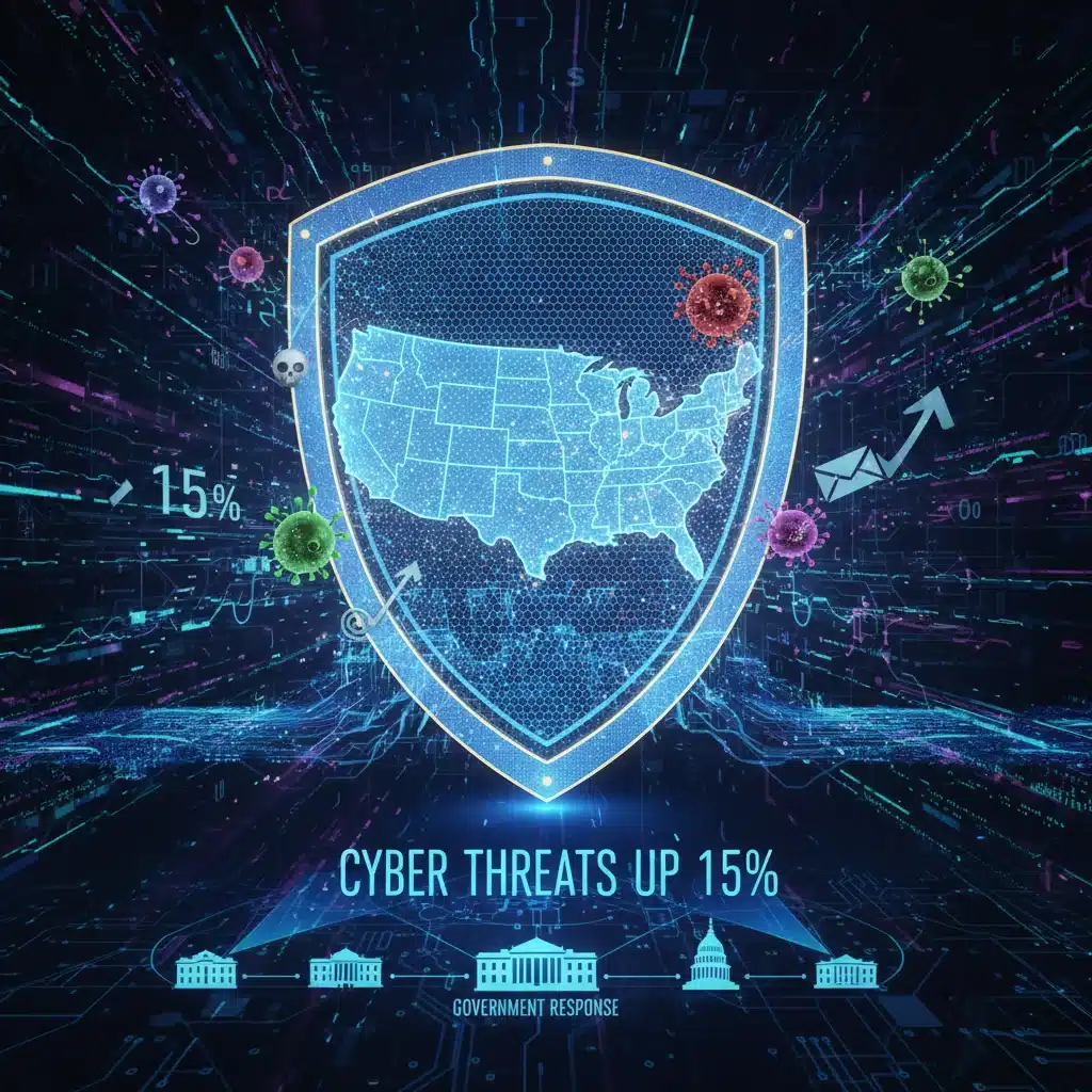 US Cybersecurity Threats: A 15% Surge and Government Response