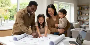 Estate Planning for Young Families in 2026: Protecting Assets Over $500,000 with a Simple Will Smiling young family reviewing estate plans on a tablet with financial documents