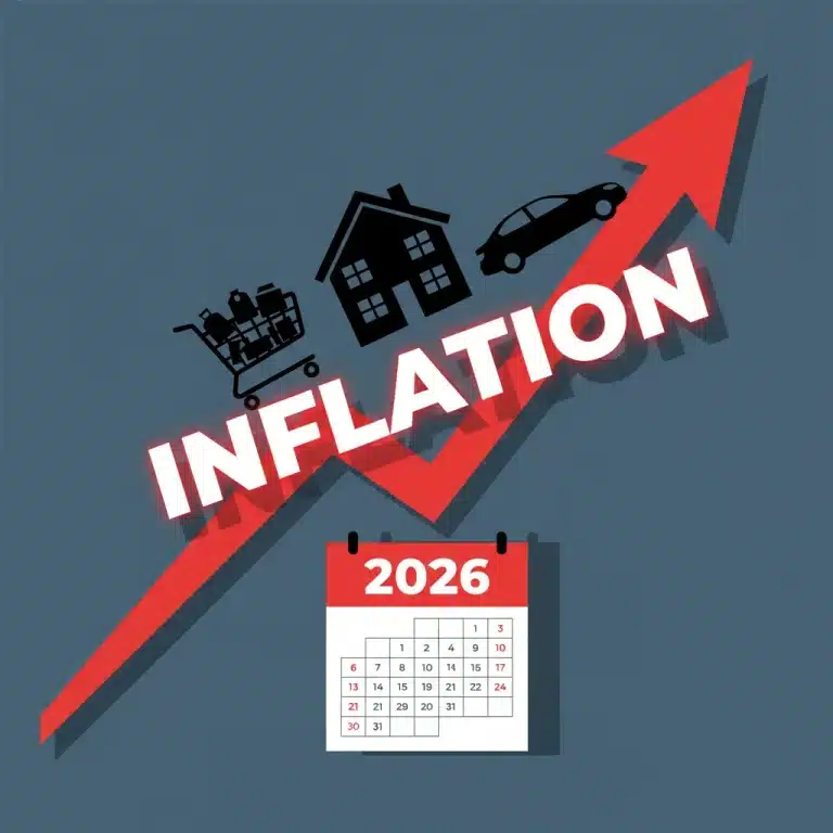 2026 inflation report showing a 3.5 percent annual increase impact on household budget
