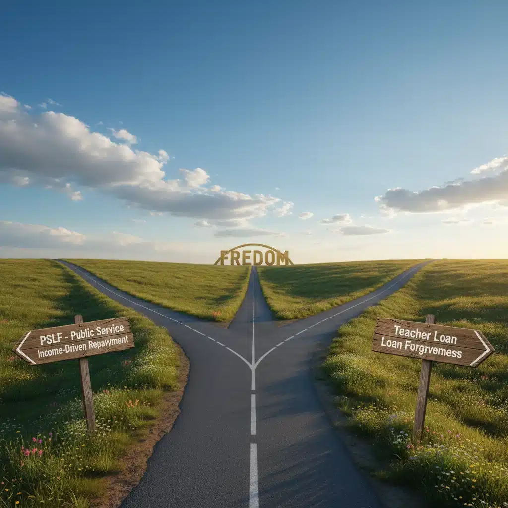 Multiple pathways to student loan forgiveness programs